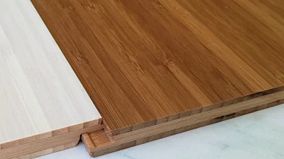 3-ply premium quality bamboo click flooring.